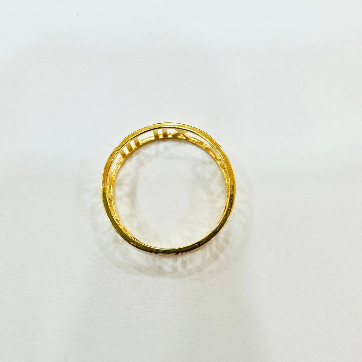 22k / 916 Gold Roman Ring Light Weight - Best Gold Shop 22k gold 22k gold ring 916 gold 916 gold