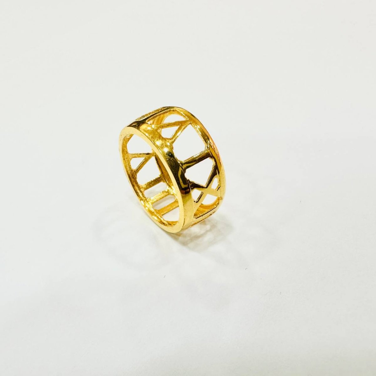 22k / 916 Gold Roman Ring Wide - Best Gold Shop 22k gold 22k gold ring 916 gold 916 gold