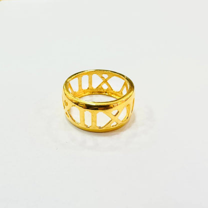 22k / 916 Gold Roman Ring Wide - Best Gold Shop 22k gold 22k gold ring 916 gold 916 gold