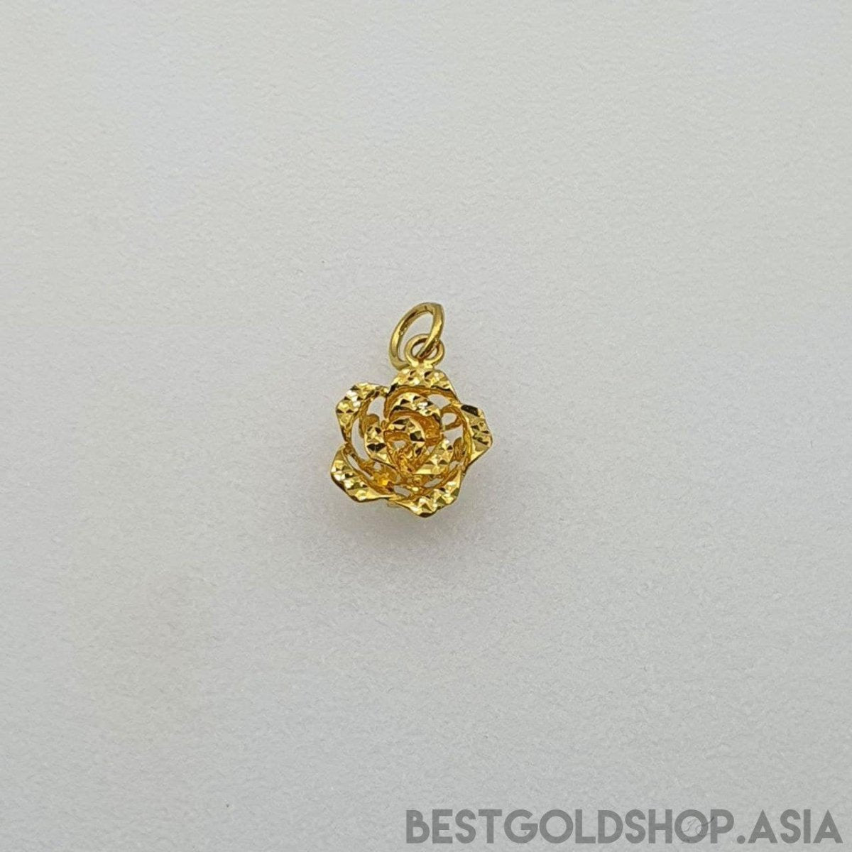 22k / 916 Gold Rose Pendant - Best Gold Shop 22k gold 22k gold pendant 916 gold 916 gold