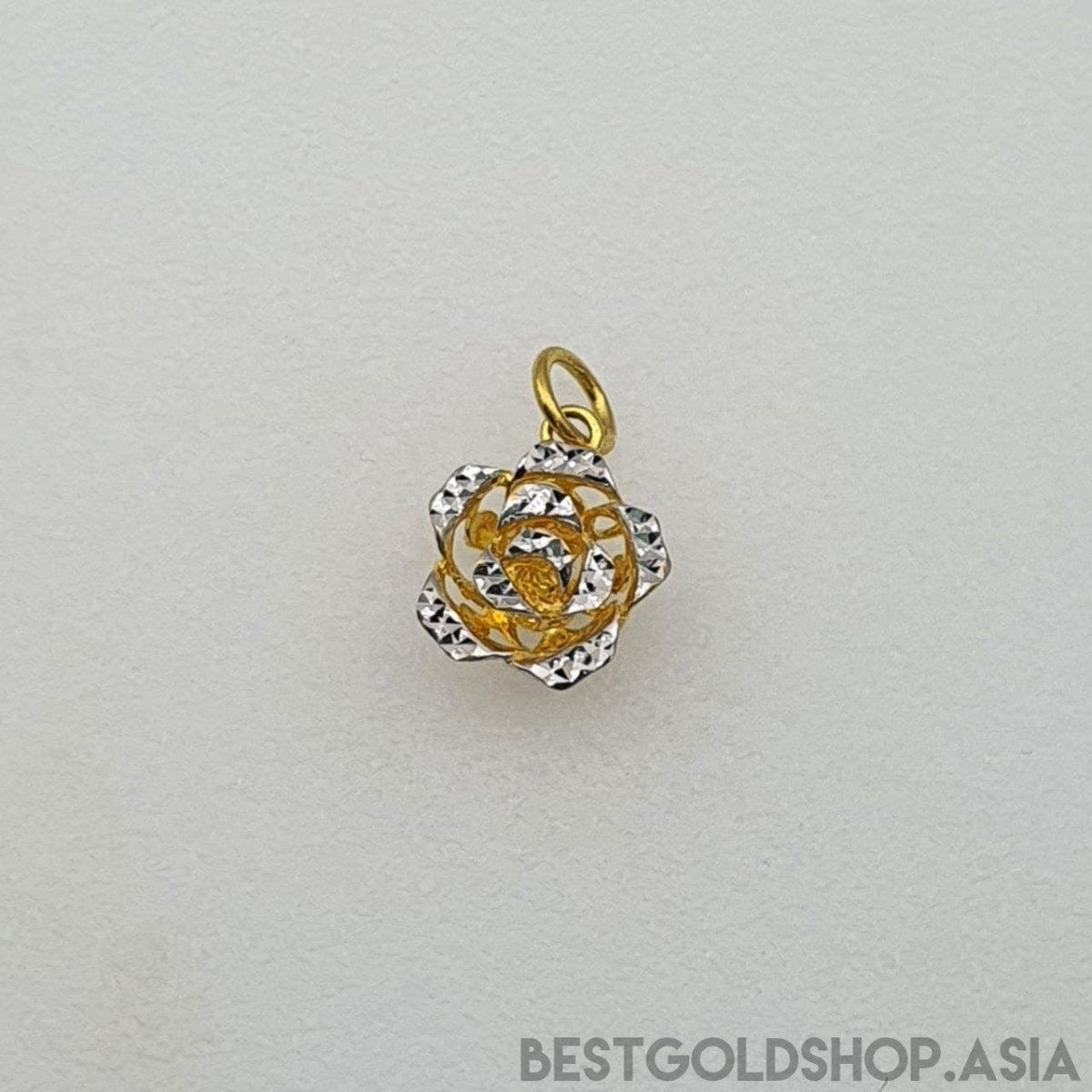 22k / 916 Gold Rose Pendant - Best Gold Shop 22k gold 22k gold pendant 916 gold 916 gold