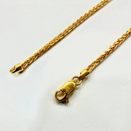 22k / 916 Gold Round Rope necklace - Best Gold Shop 22k gold 22k gold necklace 916 gold Necklaces