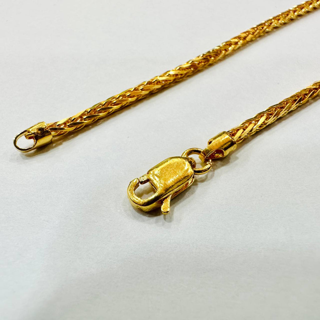 22k / 916 Gold Round Rope necklace-Necklaces-Best Gold Shop