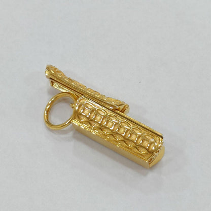 22K / 916 Gold Sheng Guan Fa Cai Coffin Pendant-916 gold-Best Gold Shop