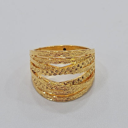 22K / 916 Gold Significant Ring with full Round Design - Best Gold Shop 22k gold 22k gold ring 916 gold Rings