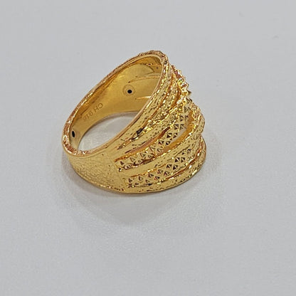 22K / 916 Gold Significant Ring with full Round Design - Best Gold Shop 22k gold 22k gold ring 916 gold Rings
