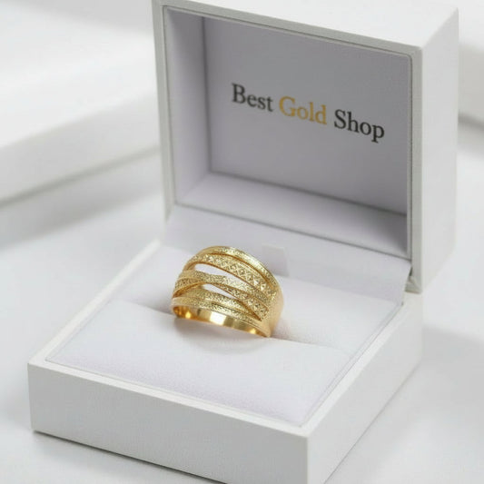 22K / 916 Gold Significant Ring with full Round Design - 22k gold 22k gold ring 916 gold Rings