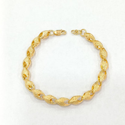 22k / 916 Gold Siput Matt Bracelet-Best Gold Shop