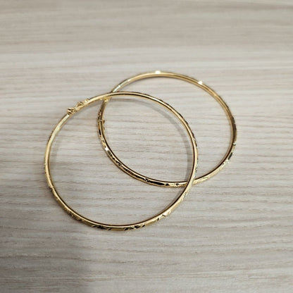 22k / 916 Gold Slim Cutting Design Bangle V3 by Best Gold ShopBraceletsBest Gold Shop