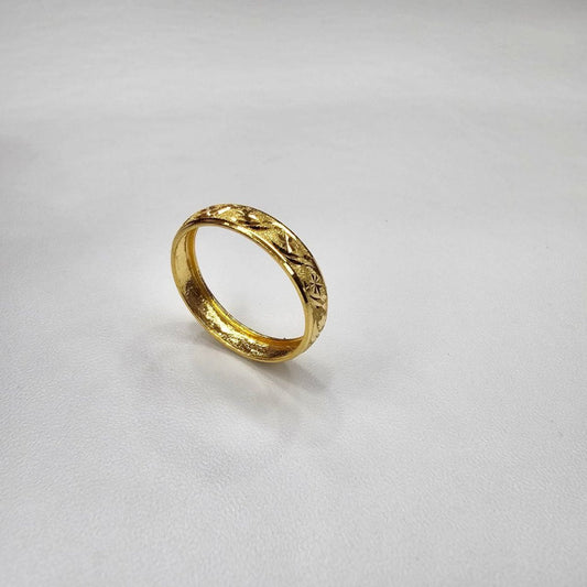 22k / 916 Gold Slim Hollow Ring V3 - Best Gold Shop 22k gold 22k gold ring 916 gold Rings