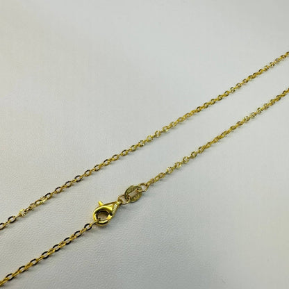22K / 916 Gold Slim Sunflower Necklace by Best Gold Shop - Best Gold Shop 22k gold 22k gold chain 22k gold necklace Necklaces