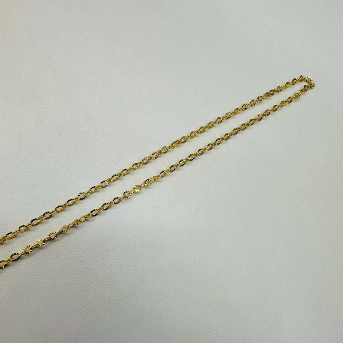 22K / 916 Gold Slim Sunflower Necklace by Best Gold Shop - Best Gold Shop 22k gold 22k gold chain 22k gold necklace Necklaces