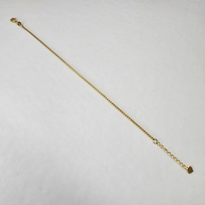 22K / 916 Gold Small Box Bead Bracelet Slim and Elegant - Best Gold Shop 22k gold 22k gold bracelet 916 gold Bracelets