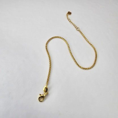 22K / 916 Gold Small Box Bead Bracelet Slim and Elegant - Best Gold Shop 22k gold 22k gold bracelet 916 gold Bracelets