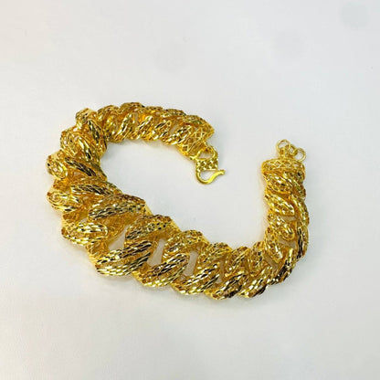 22k / 916 Gold Snake Belly Bracelet Version 2 - Best Gold Shop 22k gold 22k gold bracelet 916 gold Bracelets