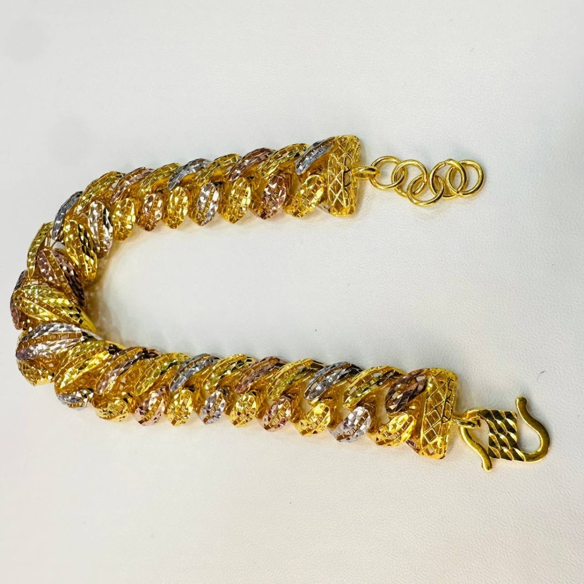 22k / 916 Gold Snake Belly Bracelet Version 2 - Best Gold Shop 22k gold 22k gold bracelet 916 gold Bracelets