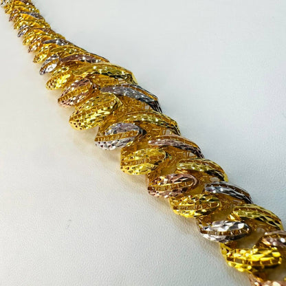 22k / 916 Gold Snake Belly Bracelet Version 2 - Best Gold Shop 22k gold 22k gold bracelet 916 gold Bracelets