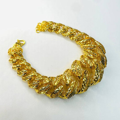 22k / 916 Gold Snake Belly Bracelet Version 2 - Best Gold Shop 22k gold 22k gold bracelet 916 gold Bracelets