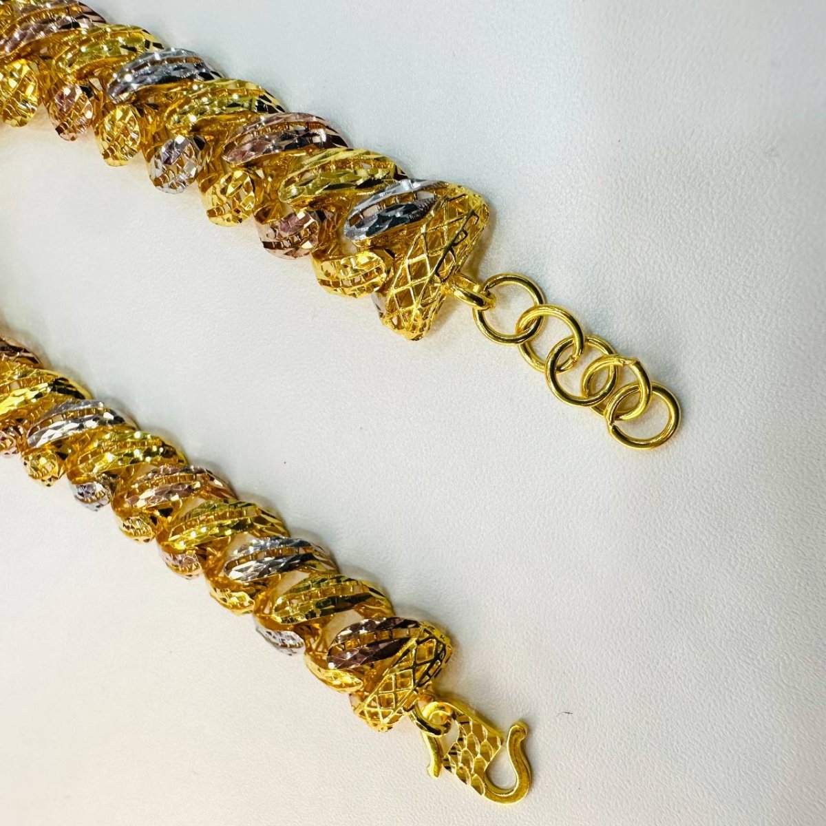 22k / 916 Gold Snake Belly Bracelet Version 2 - Best Gold Shop 22k gold 22k gold bracelet 916 gold Bracelets