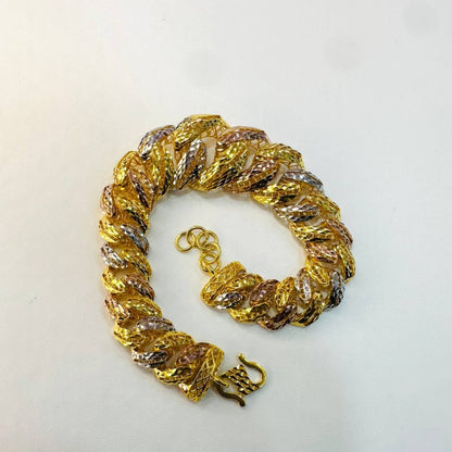 22k / 916 Gold Snake Belly Bracelet Version 2 - Best Gold Shop 22k gold 22k gold bracelet 916 gold Bracelets