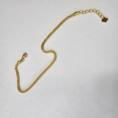 22K / 916 Gold Solid Box Bracelet Simple and Elegant Design - Best Gold Shop 22k gold 22k gold bracelet 916 gold Bracelets