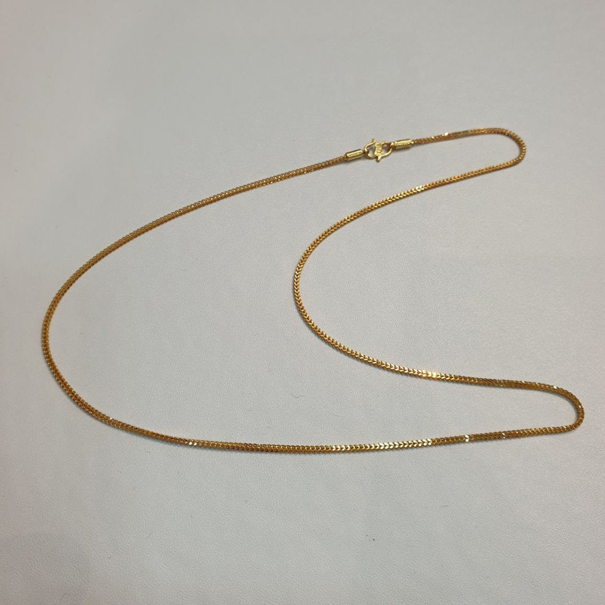 22k / 916 Gold Solid Box Necklace by Best Gold Shop - Best Gold Shop 22k gold 22k gold necklace 916 gold 916 gold