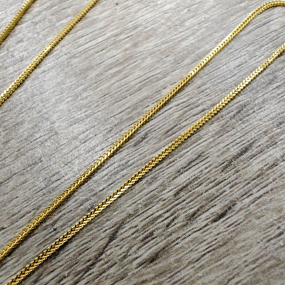 22k / 916 Gold Solid Box Necklace by Best Gold Shop - Best Gold Shop 22k gold 22k gold necklace 916 gold Necklaces