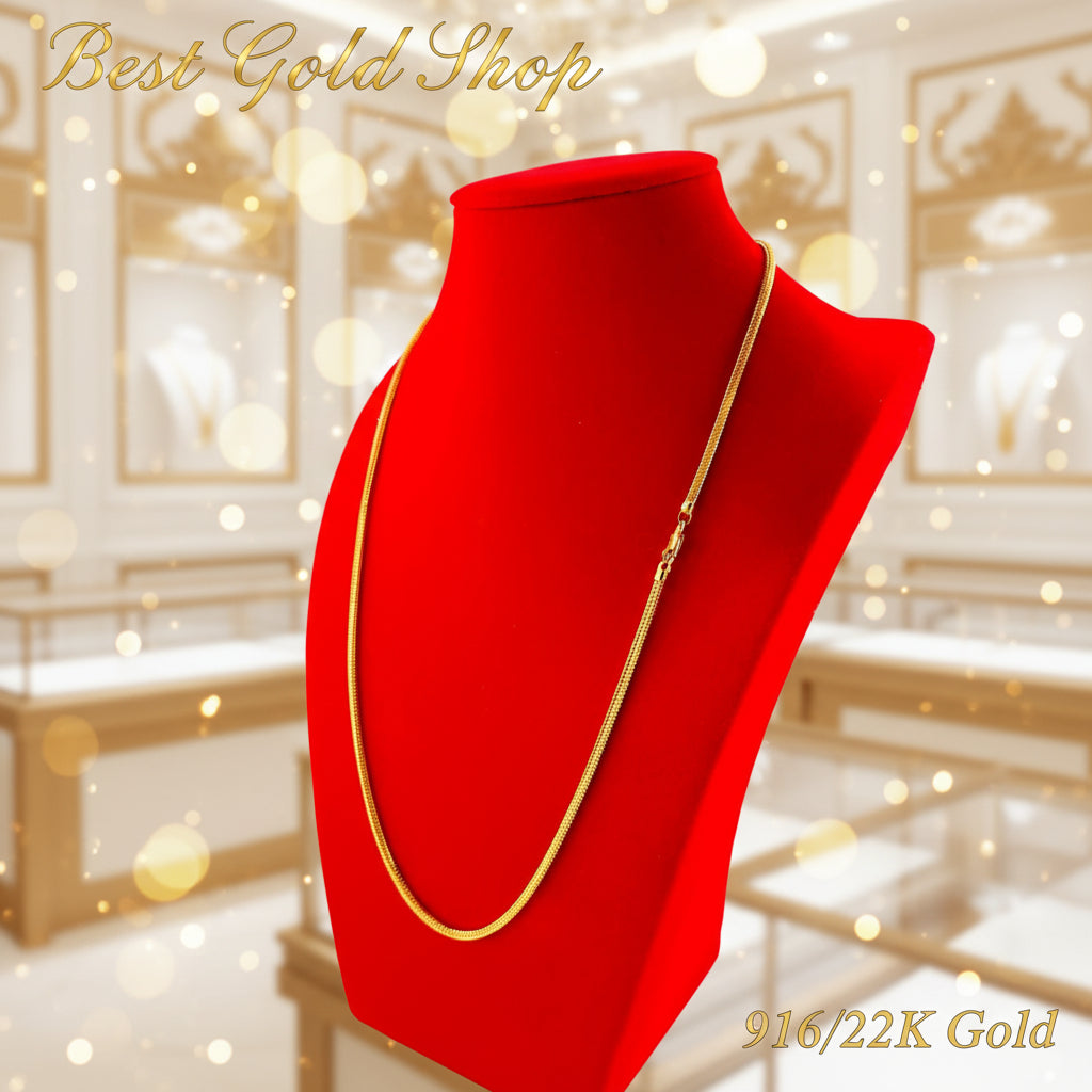 22k / 916 Gold Solid Dragon necklace by Best Gold ShopNecklacesBest Gold Shop