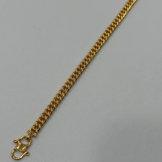 22k / 916 Gold Solid Fish Bone Bracelet by Best Gold Shop - Best Gold Shop 22k gold 22k gold bracelet 916 gold Bracelets