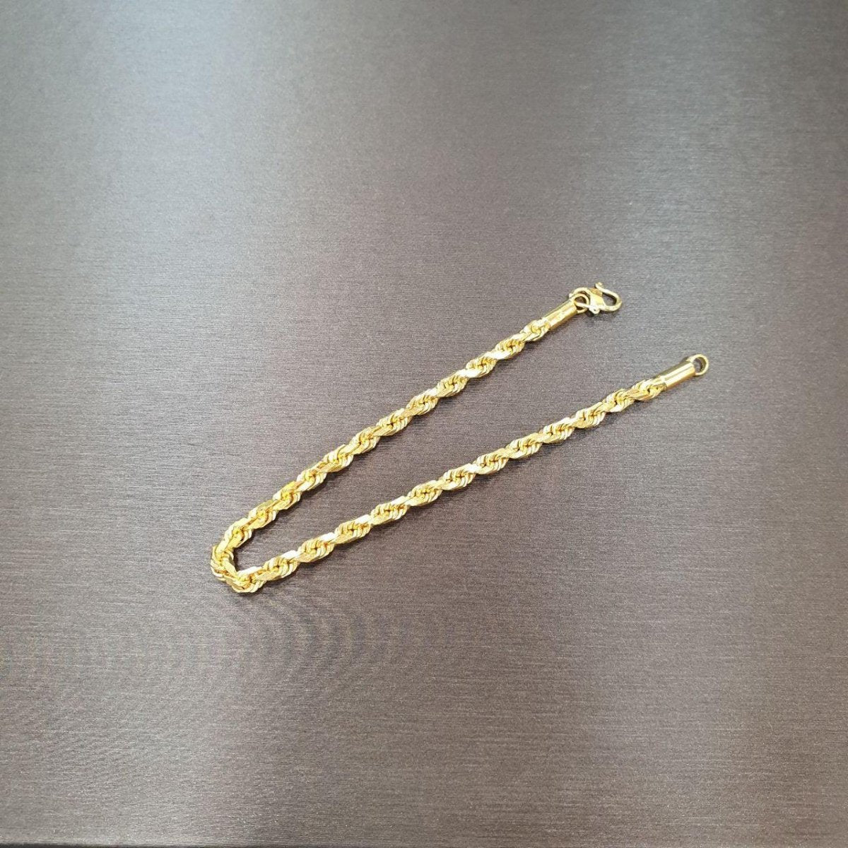 22K / 916 Gold Solid Rope Bracelet - Best Gold Shop 22k gold 22k gold bracelet 916 gold 916 gold