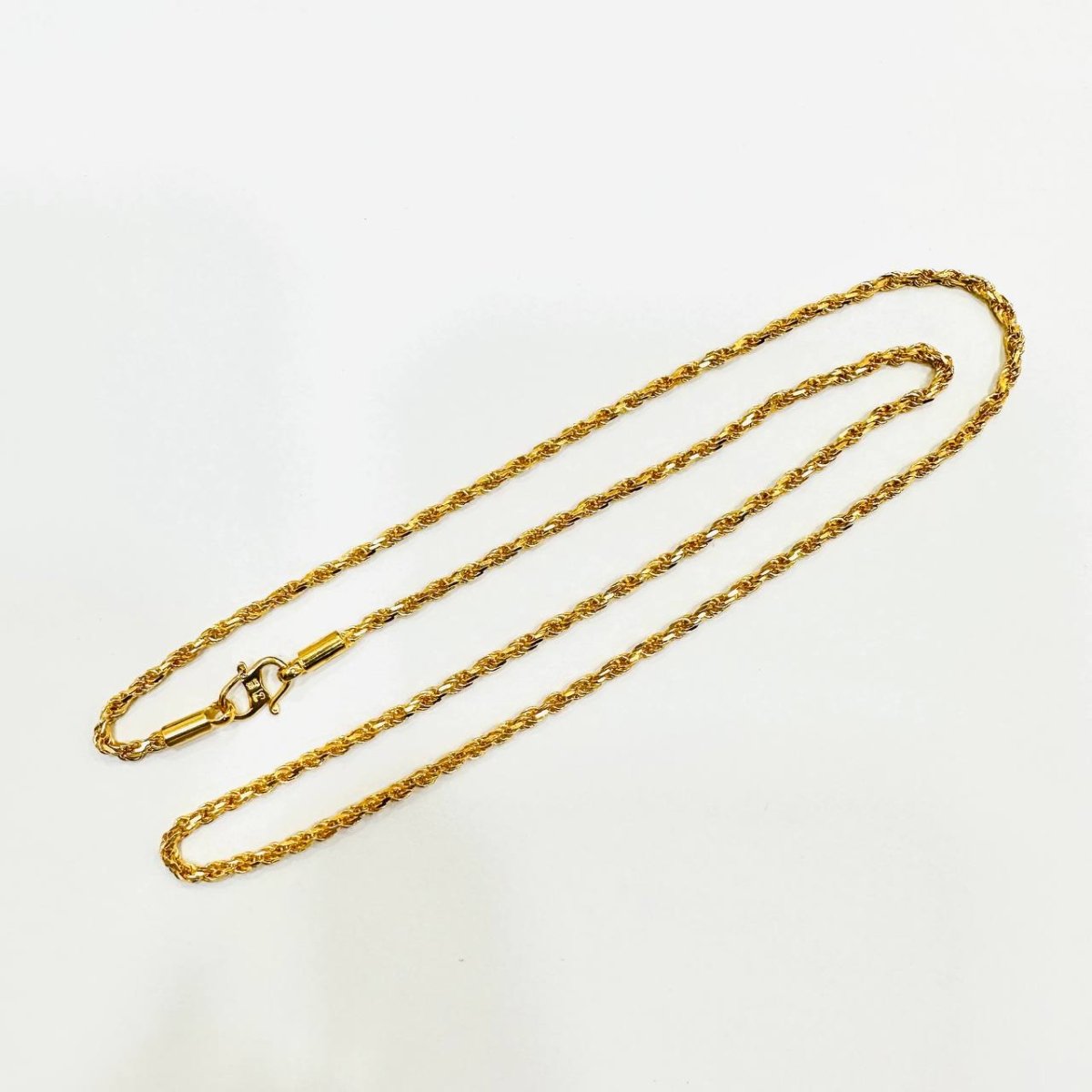 22k / 916 gold solid rope necklace - Best Gold Shop 22k gold 22k gold chain 22k gold necklace Necklaces