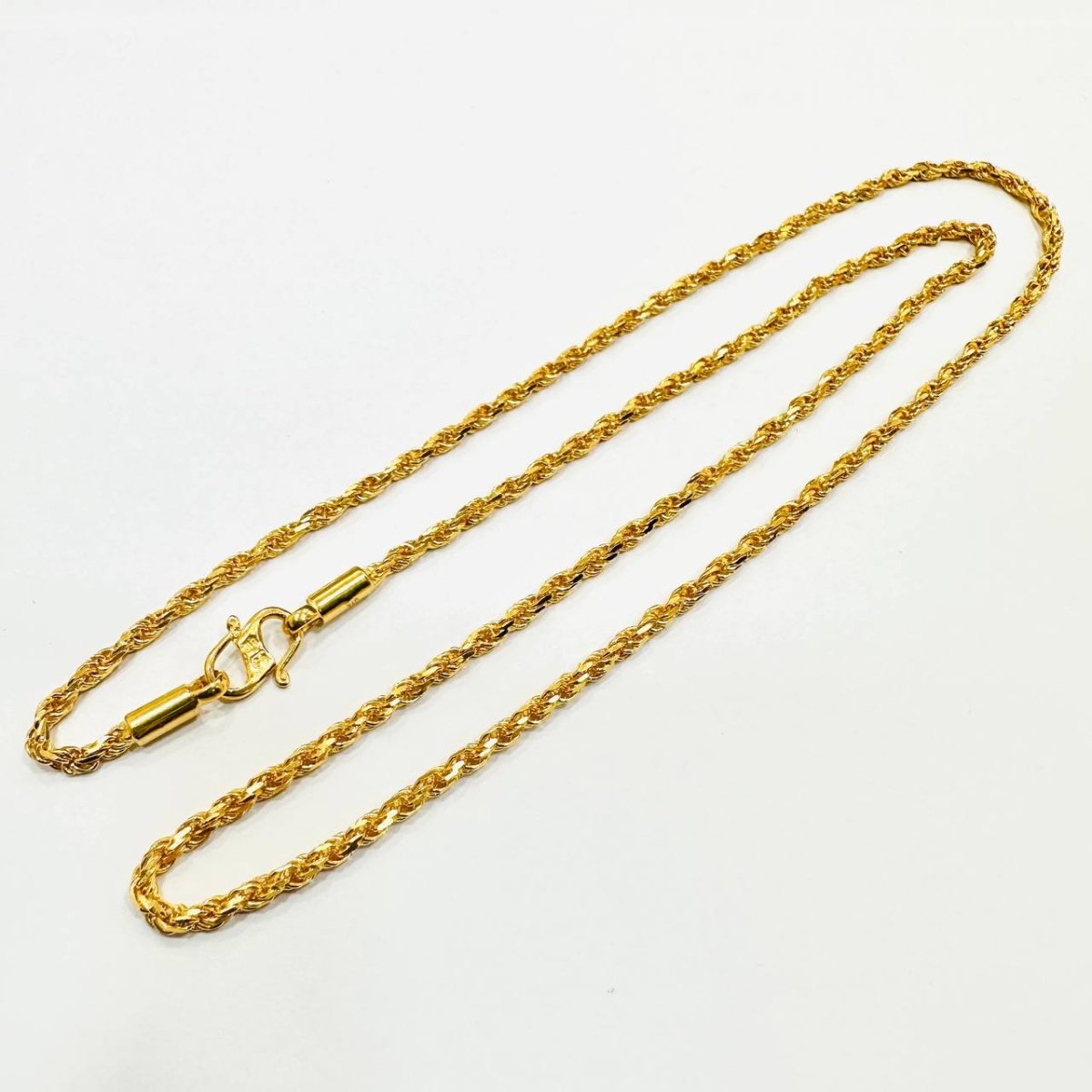 22k / 916 gold solid rope necklace - Best Gold Shop 22k gold 22k gold chain 22k gold necklace Necklaces