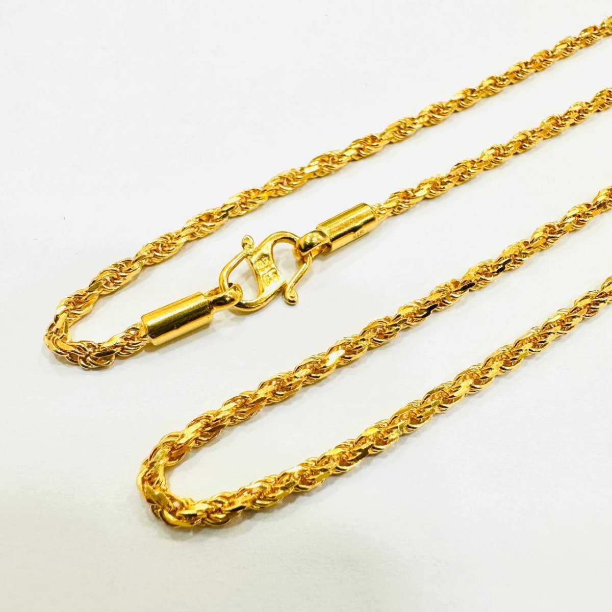 22k / 916 gold solid rope necklace - Best Gold Shop 22k gold 22k gold chain 22k gold necklace Necklaces