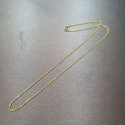 22k / 916 gold solid rope necklace - Best Gold Shop 22k gold 22k gold chain 22k gold necklace Necklaces