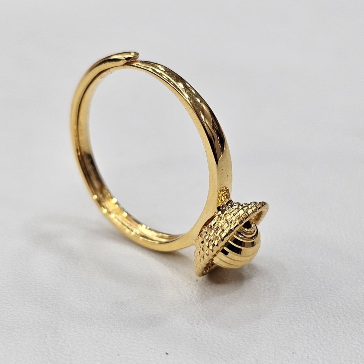 22k / 916 Gold Solitaire Elegant Ring - Best Gold Shop 22k gold 22k gold ring 916 gold Rings