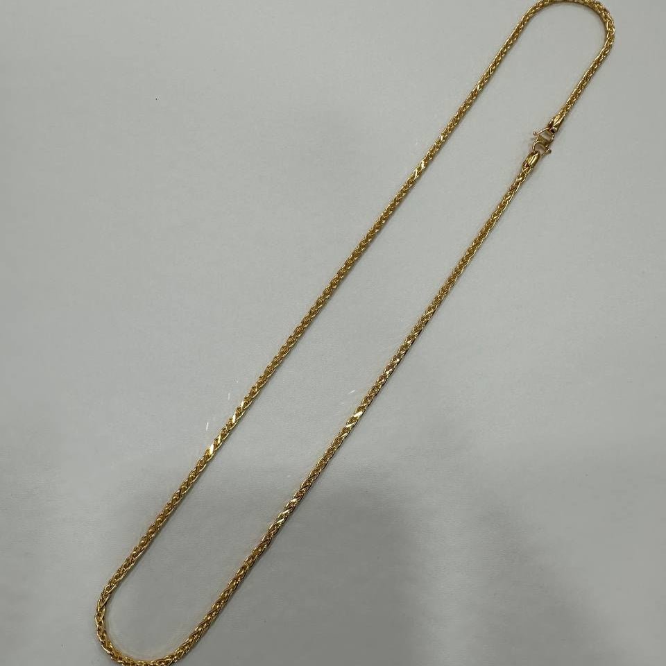 22k / 916 Gold Spike Necklace by Best Gold Shop - Best Gold Shop 22k gold 22k gold chain 22k gold necklace Necklaces
