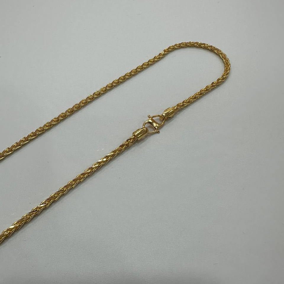 22k / 916 Gold Spike Necklace by Best Gold Shop - Best Gold Shop 22k gold 22k gold chain 22k gold necklace Necklaces