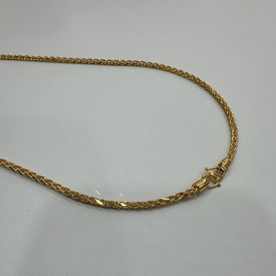 22k / 916 Gold Spike Necklace by Best Gold Shop - Best Gold Shop 22k gold 22k gold chain 22k gold necklace Necklaces