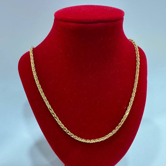 22k / 916 Gold Spike Necklace by Best Gold Shop - Best Gold Shop 22k gold 22k gold chain 22k gold necklace Necklaces