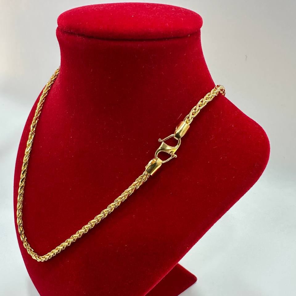 22k / 916 Gold Spike Necklace by Best Gold Shop - Best Gold Shop 22k gold 22k gold chain 22k gold necklace Necklaces