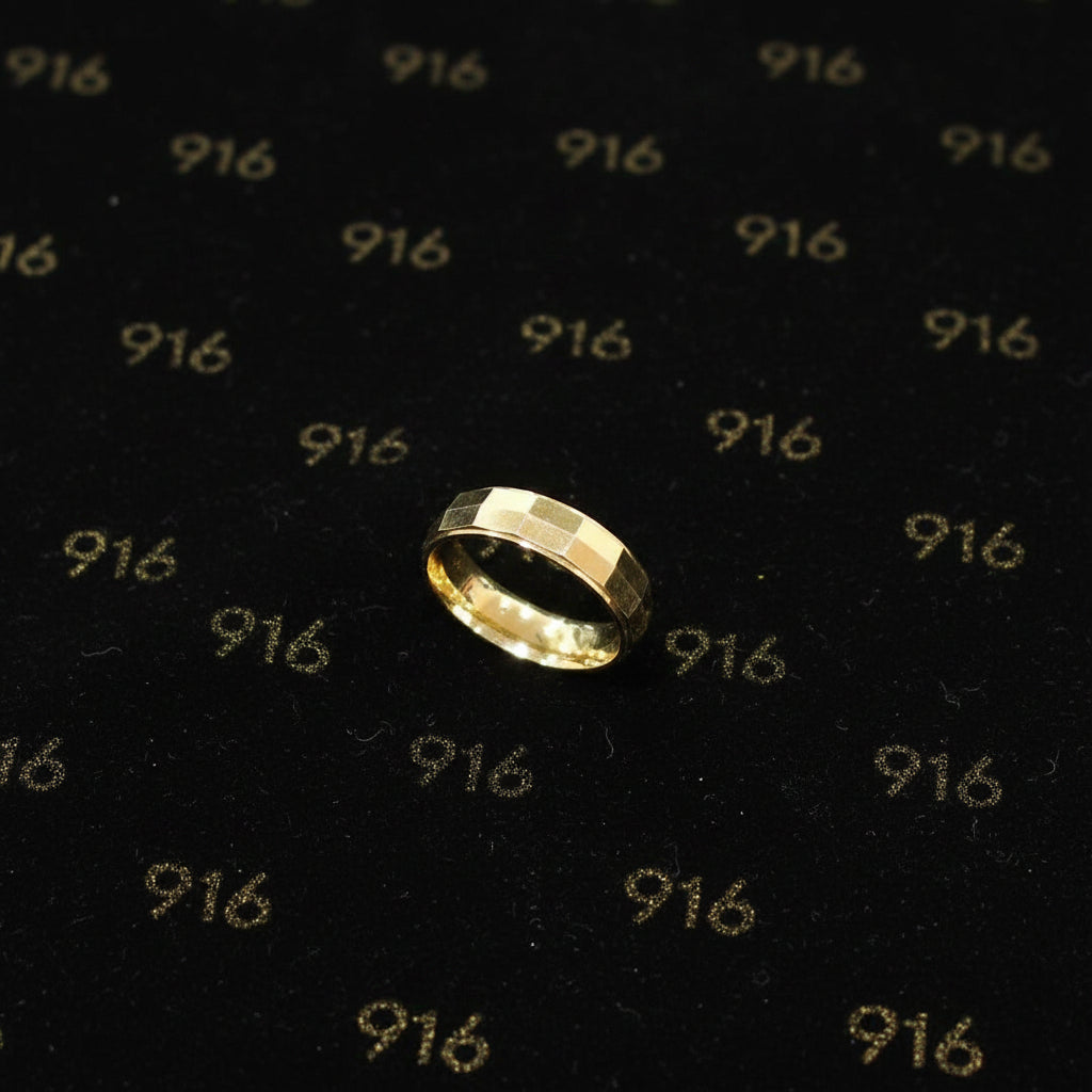 22k / 916 Gold Wedding Band Ring V1 by Best Gold Shop916 goldBest Gold Shop