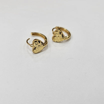 22K / 916 Small Loop Design Earring Cute and Elegant - Best Gold Shop 22k gold 22k gold earring 916 gold Earrings