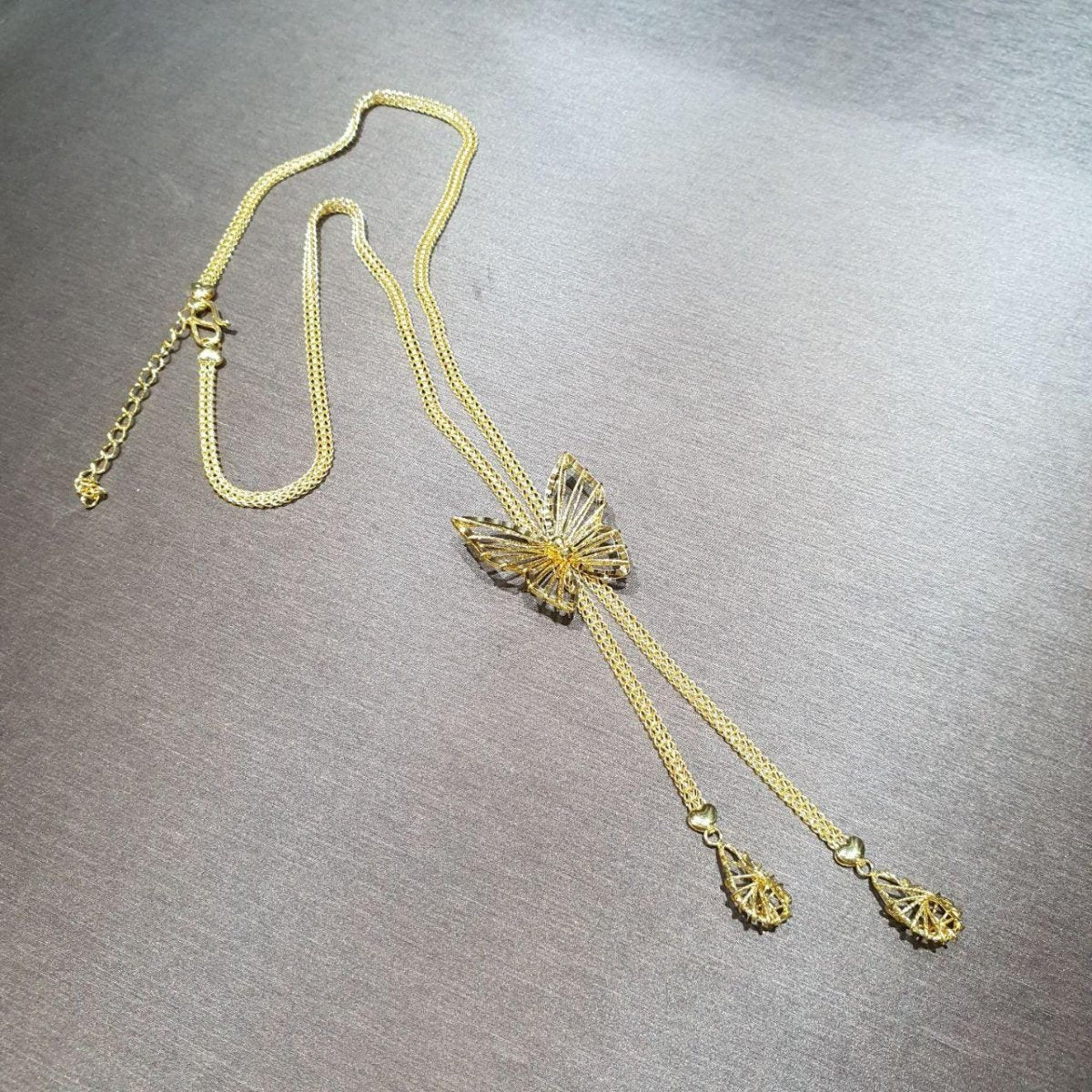 24k / 999 Gold Butterfly Necklace - Best Gold Shop 24k gold 24k gold necklace 999 gold Necklaces