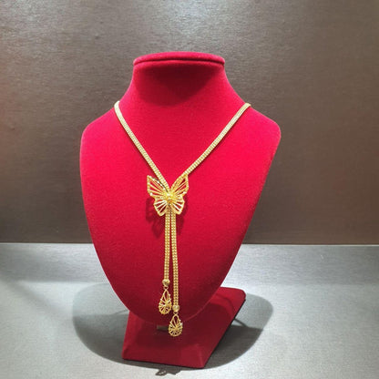 24k / 999 Gold Butterfly Necklace - Best Gold Shop 24k gold 24k gold necklace 999 gold Necklaces