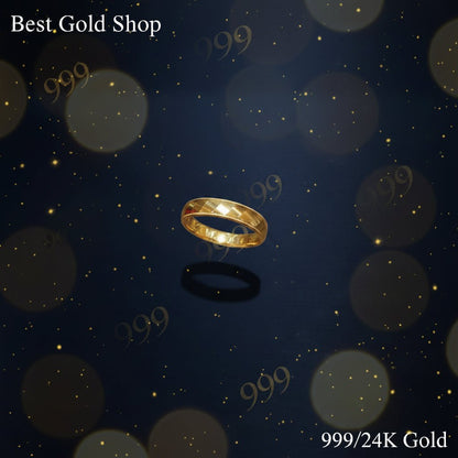 24k / 999 Gold Couple Designer Ring V10 by Best Gold ShopRingsBest Gold Shop