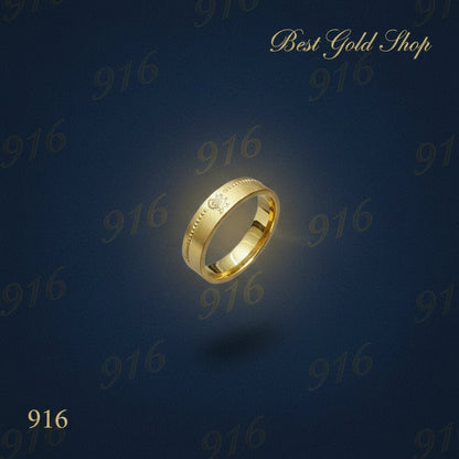 24k / 999 Gold Couple Designer Ring V2 by Best Gold ShopRingsBest Gold Shop
