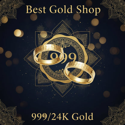24k / 999 Gold Couple Designer Ring V5 by Best Gold ShopRingsBest Gold Shop