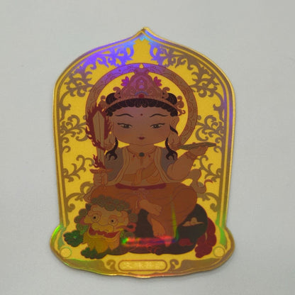 24k / 999 Gold Foil Buddha Sticker by Best Gold Shop - Best Gold Shop 24k gold 999 gold new Charms & Pendants