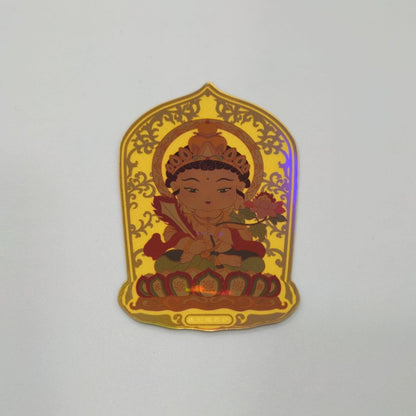 24k / 999 Gold Foil Buddha Sticker by Best Gold Shop - Best Gold Shop 24k gold 999 gold new Charms & Pendants