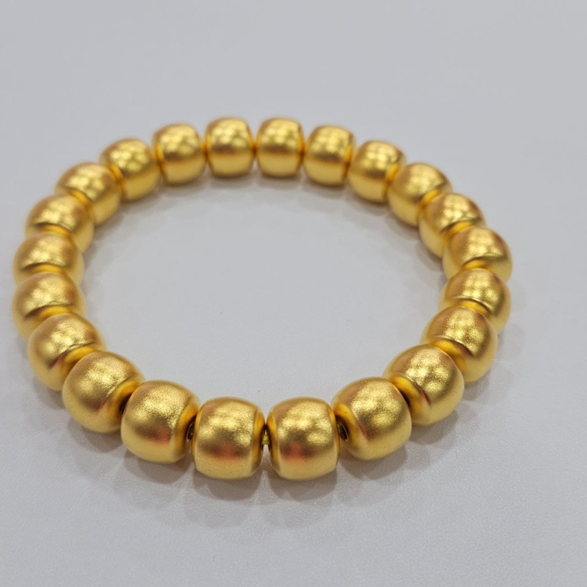 24K / 999 Gold Fortune - Filled Golden Bead Bracelet - Best Gold Shop 22k gold 22k gold bangle 22k gold bracelet Bracelets